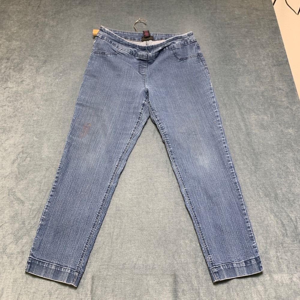 Slim-Sation By Multiples Jeans Womens 14 Blue Denim Medium Wash Everyday Wear
